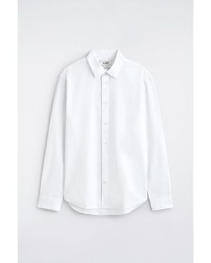COS Relaxed Cotton-Poplin Shirt - White