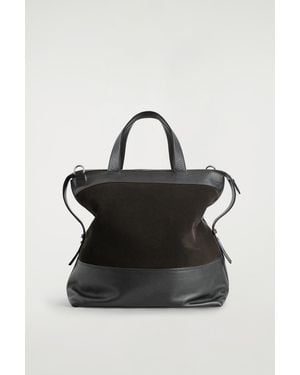 COS City Messenger Bag - Black