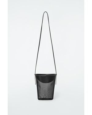 COS Mini Bucket Bag - Mesh - White