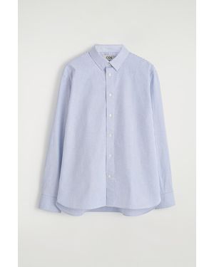COS Cotton Oxford Shirt - Blue