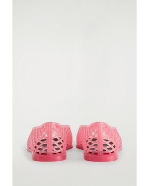COS Cut-Out Jelly Ballet Flats - Multicolor