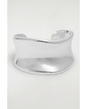 COS Sculpted Brushed Cuff - Grey