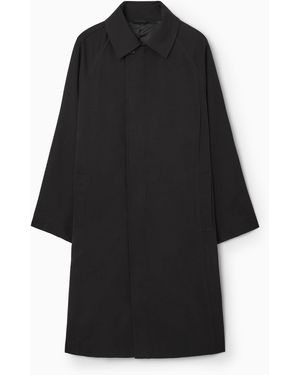 COS Utility Trench Coat - Black