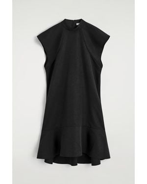 COS Sculpted Turtleneck Dress - Black