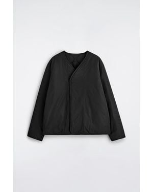 COS Reversible Quilted Jacket - Black