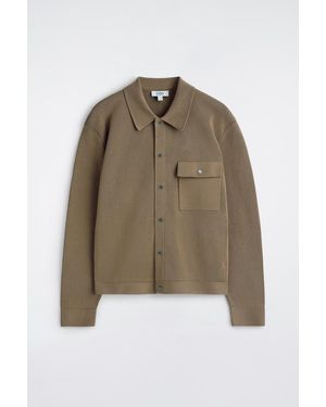 COS Knitted Cotton Jacket - Brown