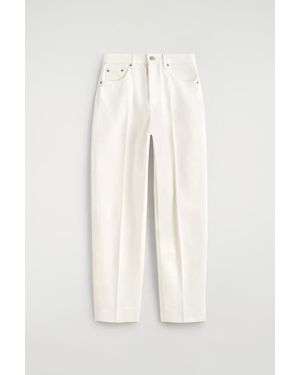 COS Umbra Tapered Jeans - White