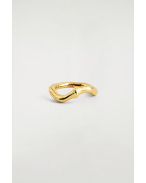COS Anello Dalle Linee Scolpite - Multicolore