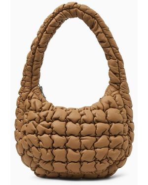 COS Quilted Mini Bag - Leather - Metallic