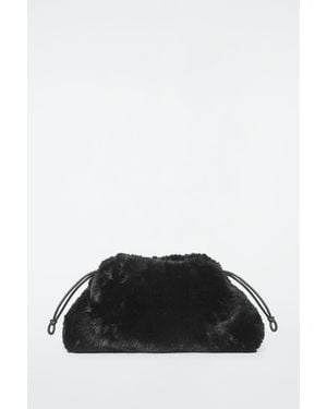 COS Cavatelli Clutch Bag - Black