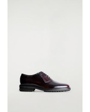COS Leather Oxford Shoes - Black