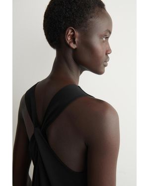 cos asymmetric strap jersey dress Asymmetric belt dress from COS. Bought this on sale today