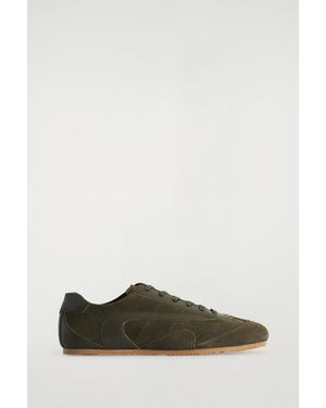 COS Minimal Leather Sneakers - Green