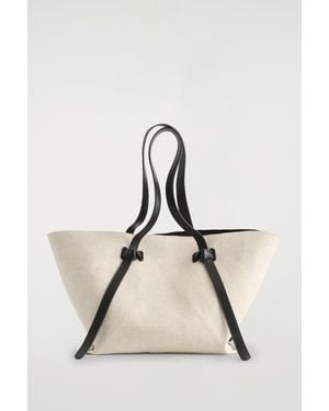 COS Pinch Tote Bag - Natural