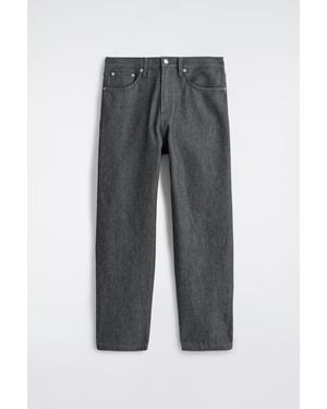 COS Dome Relaxed-Fit Straight-Leg Jeans - Grey