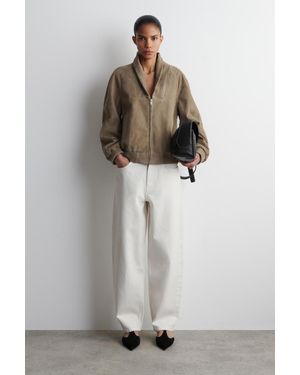 COS Bay Jeans Mit Barrel-Bein - Weiß