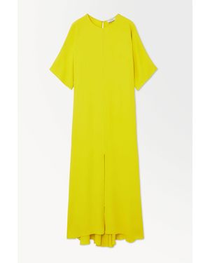 COS The Fluid T-shirt Dress - Yellow