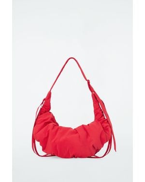 COS Canopy Mini Crossbody Bag - Nylon - Red