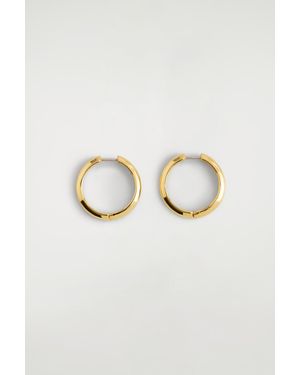 COS Hoop Earrings - Metallic