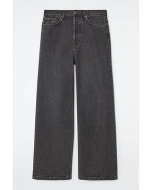 COS Volume Wide-leg Jeans - Grey