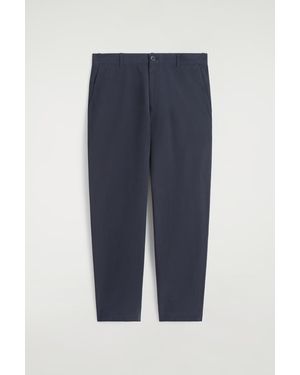COS Cotton Straight-Leg Chinos - Blue