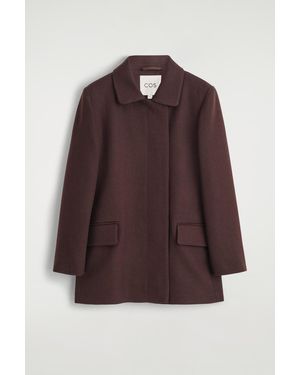 COS Tailored Wool Jacket - Brown