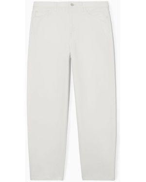 COS Arch Tapered Jeans - White