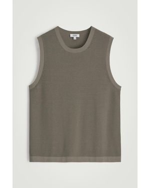 COS Fluid Knitted Tank - Grey