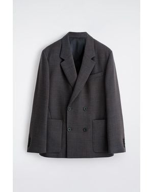 COS Unstructured Wool-Blend Blazer - Grey
