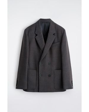 COS Unstructured Wool-Blend Blazer - Black