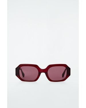 COS Facet Sunglasses - Purple