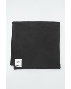 COS Cashmere Scarf - Black