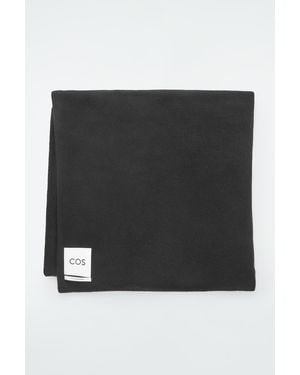 COS Cashmere Scarf - Black