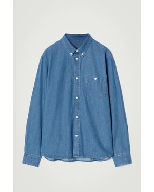 COS Chambray Shirt - Blue