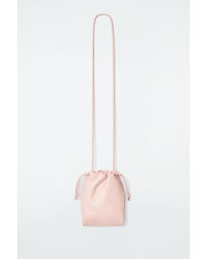 COS Cavatelli Phone Pouch - Leather - White