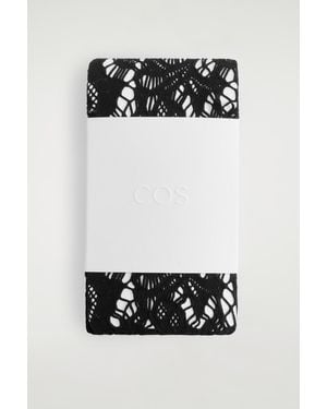 COS Lace Tights - Black