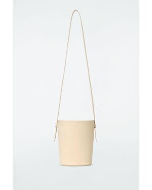 COS Mini Bucket Bag - Nubuck - White
