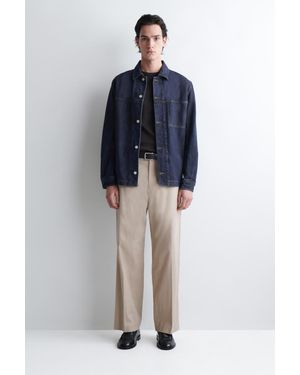 COS Loafers Aus Glänzendem Leder - Blau
