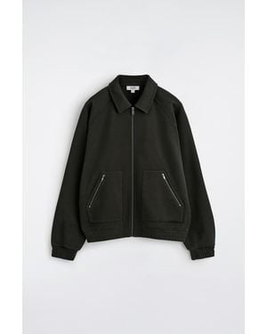COS Cotton-Jersey Bomber Jacket - Black
