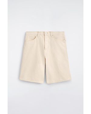 COS Knee-Length Denim Shorts - Natural