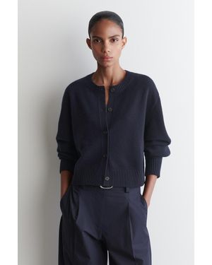 COS Merino Wool Cardigan - Blue