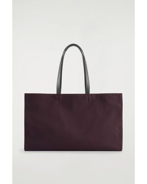 COS Gallery Tote Bag - Purple
