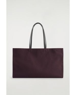 COS Gallery Tote Bag - Purple