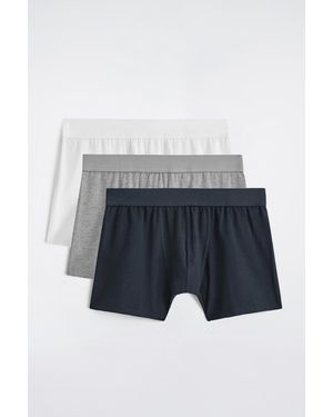COS Confezione Da 3 Boxer Brief - Blu