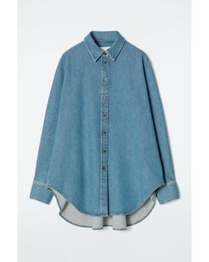 COS Relaxed Denim Shirt - Blue