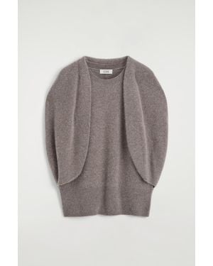 COS Maglione A Mantella - Grigio