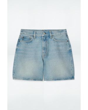 COS High-rise Denim Shorts - Blue