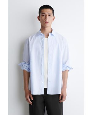 COS Relaxed Pima Cotton-Poplin Shirt - White