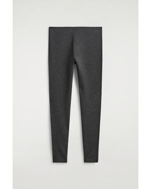 COS Zipped-Cuff Leggings - Black