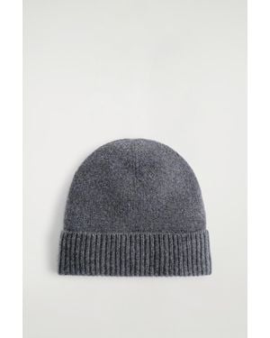 COS Cashmere Beanie - Gray